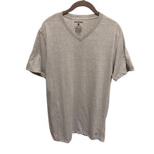 Joe Boxer Men's Grey Short Sleeve V-Neck T-Shirt Size M